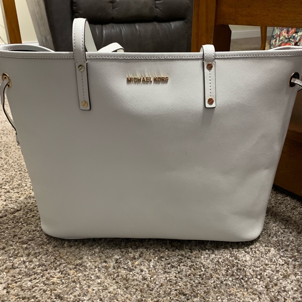 White Michael Kors purse
